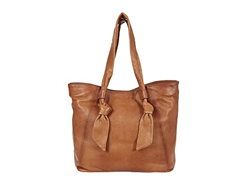 Frye Womens Nora Knotted Tote Bag, Beige, One Size US