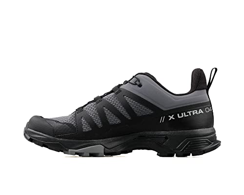 Salomon X Ultra 4 Hiking Shoes for Men, Quiet Shade/Black/Quiet Shade, 10.5