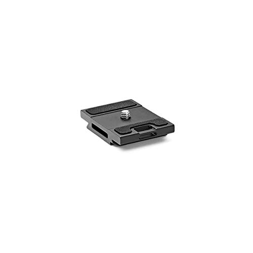 Gitzo GS5370 Series Quick Release Short D Plate with Rubber Strips, 1/4' Camera Screw