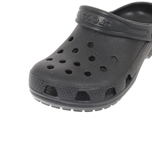 Crocs Kids' Classic Clog , Black/Black, 6 Toddler, 206990