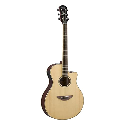 Yamaha APX600 NA Thin Body Acoustic-Electric Guitar, Natural