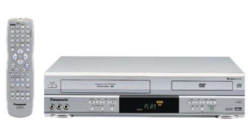 Panasonic PV-D4743S Progressive-Scan DVD-VCR Combo , Silver