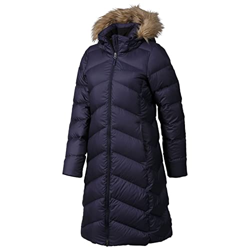 MARMOT Women's Montreaux Coat Parka for Women and Winter, Insulated and Water-Resistant, Midnight Navy, Large