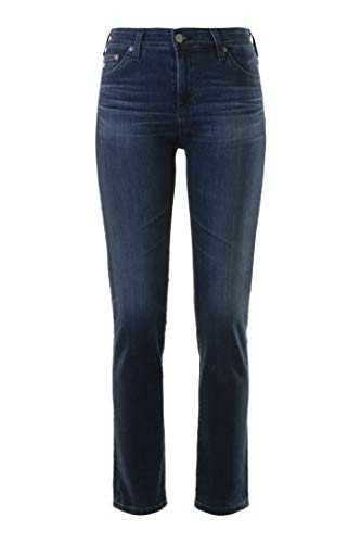 AG Adriano Goldschmied Women's The Mari High Rise Slim Straight Jeans, 5 Years Blue Essence, 28