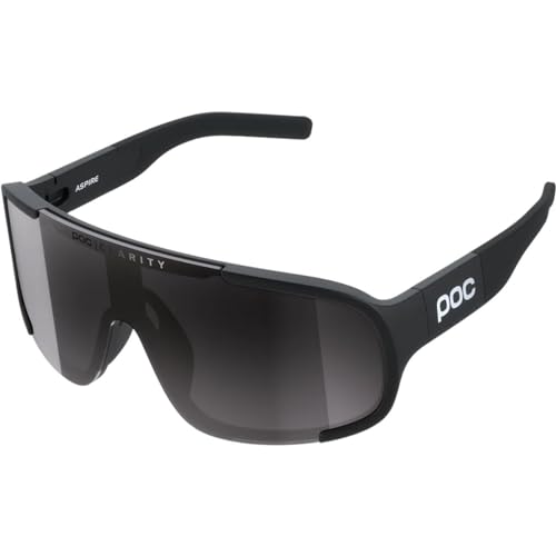 POC Aspire Sunglasses Uranium Black/Clarity Universal, One Size