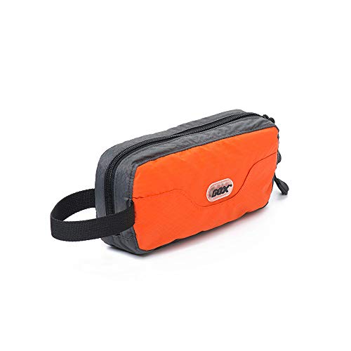 GOX Travel Toiletry Bag,Dopp Kit Case,Ultra-Light Cosmetics Bag Makeup Organizer(Orange)