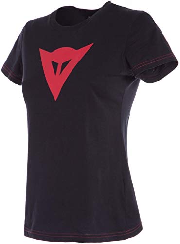 Dainese Womens Bk/Rd Wlg (202896742-606-l) SPEED DEMON LADY T-SHIRT, Black, Large US