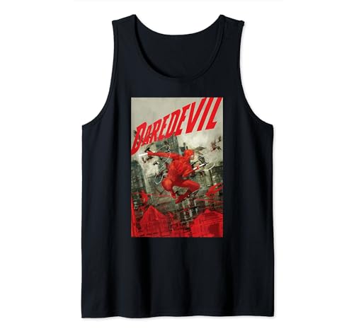 Marvel Comixology Daredevil February 2019 Comic Book Cover Tank Top