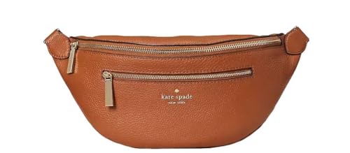 Kate Spade New York Leila Leather Belt Bag Fanny Pack in Warm Gingerbread