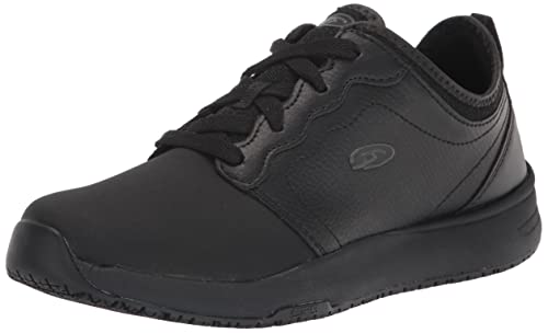 Dr. Scholl's Shoes Women's Drive Slip-Resistant Sneaker, Black, 8.5 W US