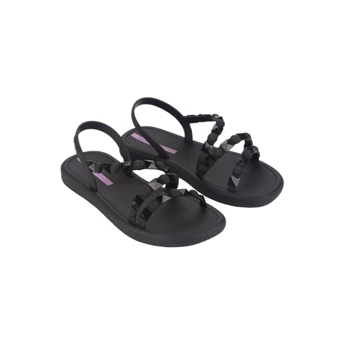 Ipanema Women's Meu Sol Flatform Ad Sandals, Black/Lilac, Size 8