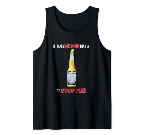 Funny Cool Beer Corona mask Tank Top