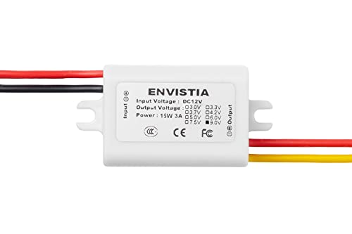 12V to 9V 1.7A Step-Down Waterproof Miniature DC-DC Converter Power Supply Module by Envistia Mall
