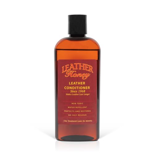 Leather Honey Leather Conditioner, Non-Toxic & Made in The USA Since 1968. Protect & Restore Leather Couches & Furniture, Car Interiors, Boots, Jackets, Shoes, Bags & Accessories. Safe for Any Color