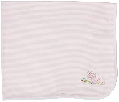 Little Me Unisex Baby Swaddling Receiving Blankets, Baby Bunnies, One Size