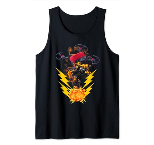 Drone Attack Striker Tees Sky Drone Lovers Tank Top