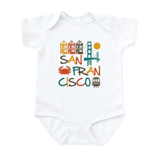 CafePress San Francisco Body Suit Infant Bodysuit Baby Romper