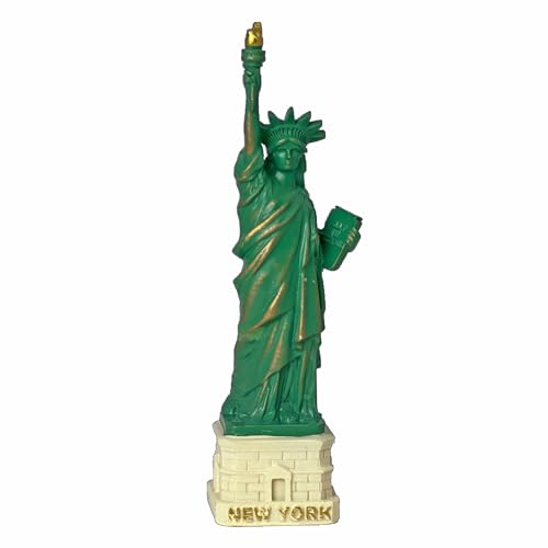 Mini Statue of Liberty Figurine with Copper Tint; Statue of Liberty Souvenir (4 Inches)