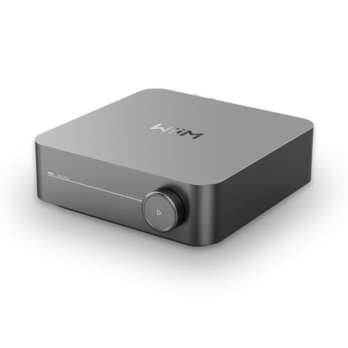 WiiM Amp: Multiroom Streaming Amplifier with AirPlay 2, Chromecast, HDMI & Voice Control | Stream Spotify, Amazon Music, Tidal & More | Remote Included | Space Gray