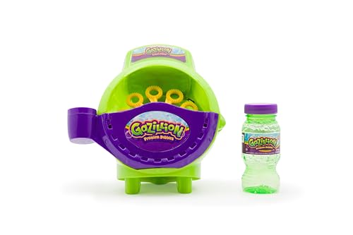 Gazillion Bubbles, Hurricane Bubble Making Machine - Portable Bubble Maker - Instant Bubble Creation - Outdoor Toy for Kids - 4 oz. Bubble Solution Included - Ages 3+