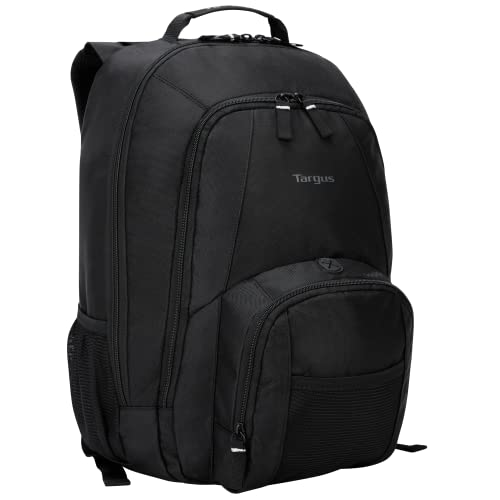Targus 16 Inch Groove Laptop Backpack, Black - Fits Most Laptops up to 16', Water Resistant Travel Backpack for Business Commuters, College, and Travel (CVR600)