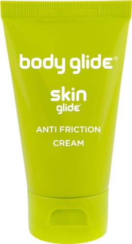 Body Glide Skin Glide Anti Friction, Anti Chafing Cream helps prevent rubbing leading to chafing, blisters & irritation | Anti chafe for thighs, feet, groin, butt, nipples, neck, waist & more | 1.6oz