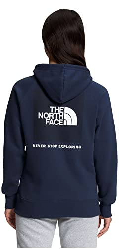 THE NORTH FACE Women's Box NSE Pullover Hoodie (Standard and Plus Size), Summit Navy/Summit Navy, Large