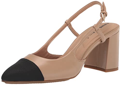 Anne Klein Women's Brooklyn Pump, Nude Black, 8