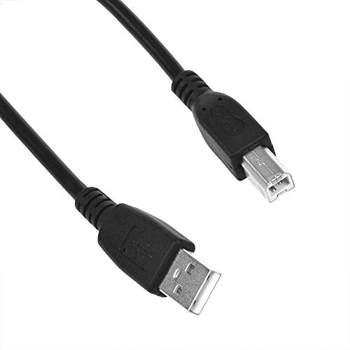 J-ZMQER USB 2.0 PC Data Sync Cord Cable Compatible with HP DeskJet 450 5150 5440 200Cci 712 959C 832 1220C 3915 933C 782C 800 810c 935 990C 990cm 990cxi 995C 890CSE All-in-One Inkjet Printer Series,