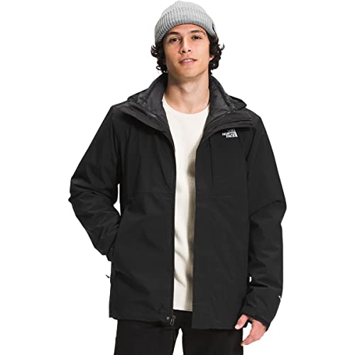 THE NORTH FACE Men's Carto Triclimate Waterproof Jacket, TNF Black, Medium