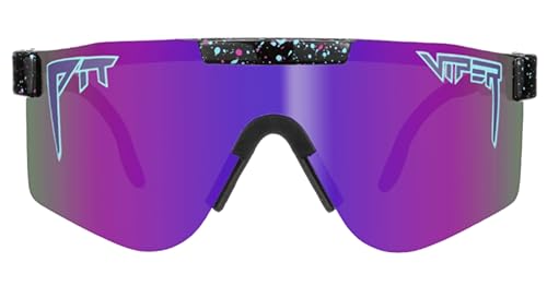 Pit Viper The Midnight Original Sunglasses Polarized Blue-Purple Lens Wide Fit