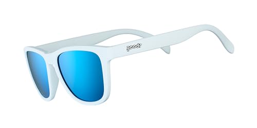 Goodr OG Polarized Sunglasses Iced by Yetis/White/Blue Lens, One Size - Men's