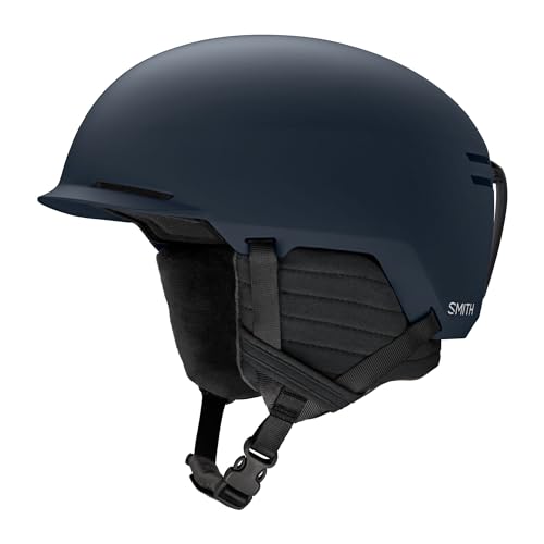 SMITH Scout Round Contour Fit Snow Helmet in Matte French Navy, Size Large