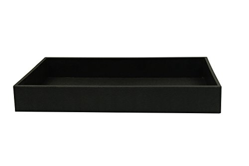 Black Plastic Full Size Jewelry Display Tray Organizer ~ 2' Tall