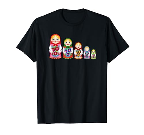 Russian Nesting Dolls Matryoshka T-Shirt