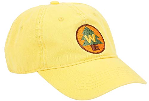 Concept One Disney's Pixar Up Wilderness Explorer Cotton Adjustable Baseball Hat with Curved Brim, Yellow, One Size