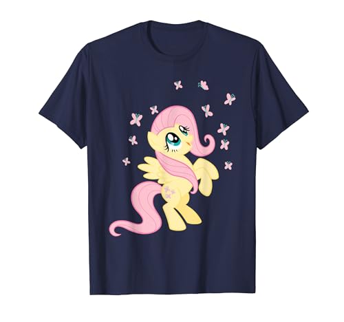 My Little Pony Fluttershy Surrounded By Butterflies T-Shirt