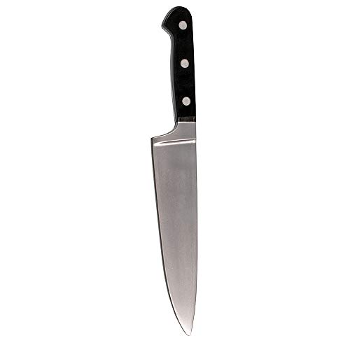 Disguise Michael Myers Knife Costume Prop, Official Halloween Movie Costume Accessory, Single Size 15 Inch Length Plastic Kitchen Knife, Black, Gray