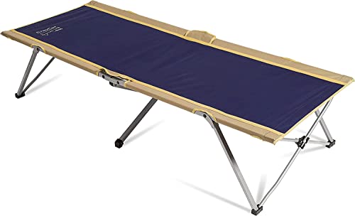 BYER OF MAINE Easy Cot - Extra Large Folding Cot - Heavy Duty Cot for Indoor and Outdoor Use - Cot Bed for Adults - 78”L X 31”W X 18”H - 330 lb Capacity