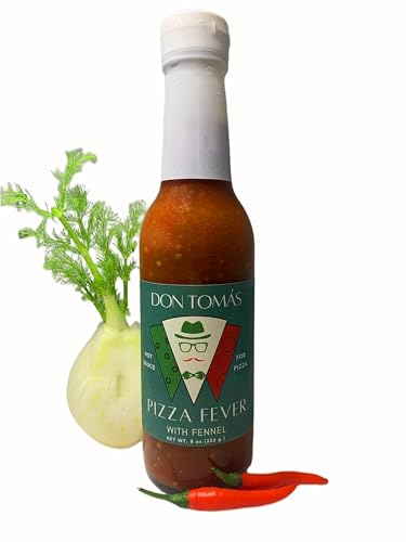 Pizza Fever - Gourmet Hot Sauce for Pizza, Pasta and More | Made with Fermented Chiles and Fennel (8 Ounces)