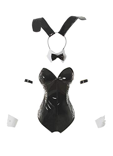 CR ROLECOS Womens Bunny Costume Mai Sakurajima Bunny Suit Bunny Ears Bodysuit M