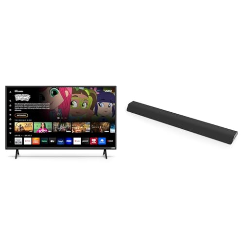 VIZIO 40-inch D-Series Full HD 1080p Smart TV with AMD FreeSync & M-Series All-in-One 2.1 Immersive Sound Bar with 6 High-Performance Speakers