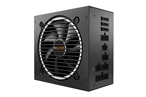 Pure Power 12 M 750W, ATX 3.0, 80 Plus Gold, Modular Power Supply, for PCIe 5.0 GPUs and GPUs with 6+2 pin connectors, 12VHPWR Cable Included, Silent 120mm be quiet! Fan - BN504