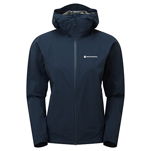 Montane Women's Minimus Lite Waterproof Jacket for Hiking & Trail Running - Eclipse Blue - Medium