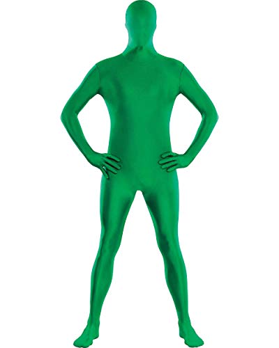 Amscan Green Partysuit&trade 4'' Partysuit Costume, Adult Medium (up to 5' 4')