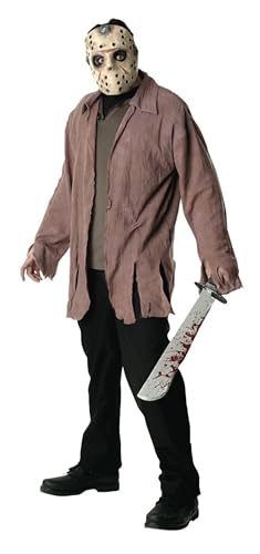 Friday The 13th Jason Costume, Brown, X-Large