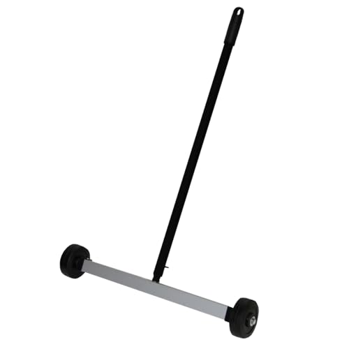 Grip 17' Magnetic Pickup Floor Sweeper - 4.5 Pound Capacity - Extends from 23' to 40' - Easy Cleanup of Workshop, Garage, Construction
