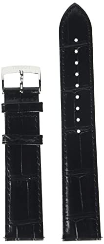 Tissot T852043012 20mm Lug Black Leather Strap
