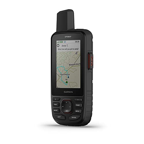 Garmin GPSMAP 67i Rugged GPS Handheld with inReach Satellite Technology, Two-Way Messaging, Interactive SOS, Mapping