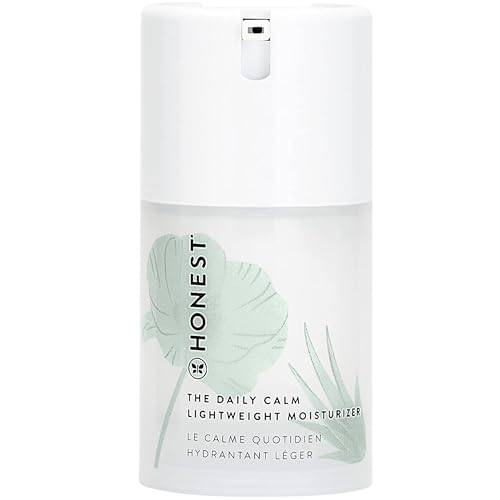 Honest Beauty The Daily Calm Lightweight Moisturizer for Sensitive Skin | Hyaluronic Acid + Calming Phyto-Blend | EWG Verified, Vegan + Cruelty Free | 1.7 fl oz